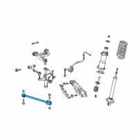 OEM 1998 Lexus GS300 Rear Suspension Control Arm Assembly, No.1 Diagram - 48710-30190