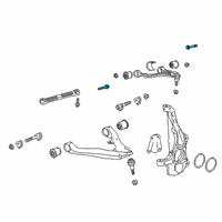 OEM 2016 Chevrolet Corvette Shock Lower Bolt Diagram - 11561299