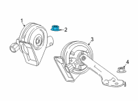 OEM 2018 Chevrolet Cruze Upper Bracket Nut Diagram - 11546441