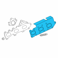 OEM Lincoln Navigator Mount Gasket Diagram - DK4Z-9448-A