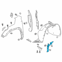 OEM 2020 Cadillac XT5 Shield Diagram - 84252175