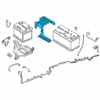 OEM 2022 BMW X3 Holder, Battery Diagram - 61-21-9-117-801