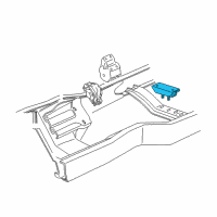 OEM 1993 Ford F-150 Rear Bracket Diagram - E7TZ-6068-C