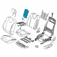 OEM Ford Seat Back Heater Diagram - CM5Z-14D696-D