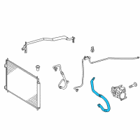 OEM 2017 Toyota Prius C Suction Hose Diagram - 88704-52260