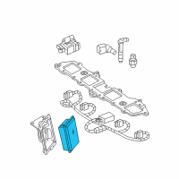 OEM Chevrolet SS PCM Diagram - 12633238