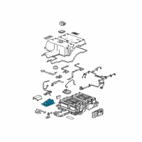 OEM 2014 Chevrolet Spark Block Asm, Generator Battery Control Wiring Junction Diagram - 22989598