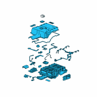 OEM Chevrolet Spark Battery Assembly Diagram - 19332476