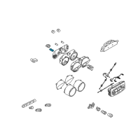 OEM 2008 Chevrolet Aveo5 Bulb, Instruction Cluster Diagram - 94535599