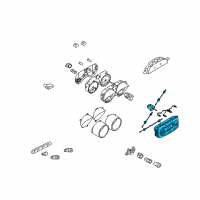 OEM 2007 Chevrolet Aveo Heater & Air Conditioner Programmer Blower Switch Assembly Diagram - 96618920