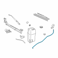 OEM 2009 Toyota Tacoma Reservoir Hose Diagram - 90068-33041