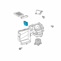 OEM 2011 Lexus RX350 Damper Servo Sub-Assembly (For Recirculation & Fresh) Diagram - 87106-07140