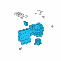 OEM 2013 Toyota Sequoia Case Assembly Diagram - 87130-0C062