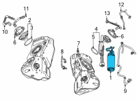 OEM 2022 Chevrolet Corvette Fuel Pump Diagram - 84745183