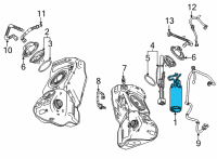 OEM Chevrolet Corvette Fuel Pump Diagram - 84745183