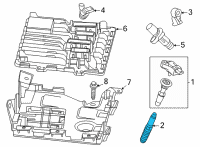 OEM Cadillac Spark Plug Diagram - 12642722