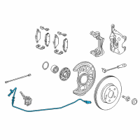 OEM Infiniti QX30 Harness Assy-Wear Indicator Diagram - 41068-5DN0A