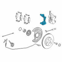 OEM Infiniti QX30 Member-Torque, Front, RH Diagram - 41014-5DA0A