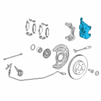 OEM 2018 Infiniti QX30 Body Assembly-Cylinder, RH Diagram - 41111-5DA0C