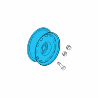 OEM Dodge Caliber Aluminum Wheel Diagram - 1LT46GSAAC