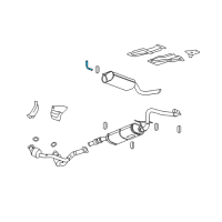 OEM 2010 Cadillac Escalade Hanger-Exhaust Resonator Diagram - 25900426