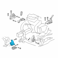 OEM 2017 GMC Acadia Transmission Mount Bracket Diagram - 84584453