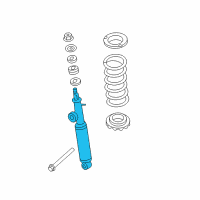 OEM Infiniti QX56 ABSORBER Kit - Shock, Rear Diagram - E6210-1LA8A