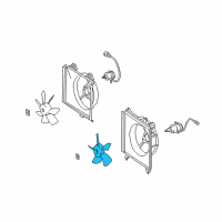 OEM 2006 Toyota Solara Fan Blade Diagram - 16361-0A121