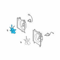 OEM 1997 Lexus ES300 Fan Diagram - 16361-20040