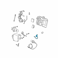 OEM 2004 Cadillac DeVille Rear Sensor Diagram - 25728489