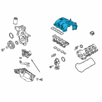 OEM Ford Edge Intake Plenum Diagram - 7T4Z-9424-D