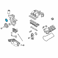 OEM Lincoln Continental Rear Seal Diagram - AT4Z-6701-A