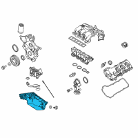 OEM 2009 Mercury Sable Oil Pan Diagram - 7T4Z-6675-A