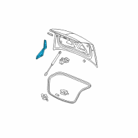 OEM 2011 Chevrolet Malibu Hinge Diagram - 15916731