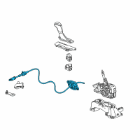 OEM Chevrolet Malibu Shift Control Cable Diagram - 84125999