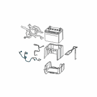 OEM Acura RSX Sub-Wire, Starter Diagram - 32111-PRB-A01