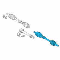 OEM 2018 Kia Soul Shaft Assembly-Drive, LH Diagram - 49500B2950