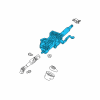 OEM 2013 Chevrolet Malibu Steering Column Diagram - 39008866