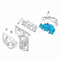 OEM 2015 Lincoln MKX Manifold Diagram - AT4Z-9430-B