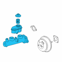 OEM 1999 Lexus ES300 Cylinder Sub-Assy, Brake Master Diagram - 47201-33130