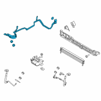 OEM 2019 Ford F-150 Cooler Pipe Diagram - FL3Z-7R081-H