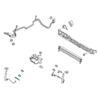 OEM Ford Inlet Tube Retainer Diagram - FL3Z-7B147-E