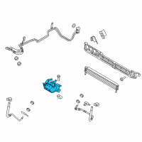 OEM 2018 Ford F-150 Auxiliary Cooler Diagram - FL3Z-7A095-B