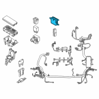 OEM 2014 Ford Edge Fan Relay Diagram - 7T4Z-8B658-B