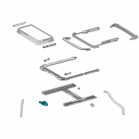 OEM 2001 Lexus ES300 Gear Sub-Assy, Sliding Roof Drive Diagram - 63260-33030