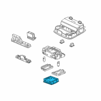 OEM 2021 Honda CR-V Switch Assy., Sunroof & Interior Light *NH836L* (WISTERIA LIGHT GRAY) Diagram - 35830-TLA-A11ZA