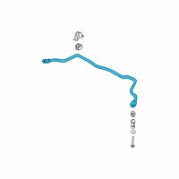 OEM 2005 Chevrolet Impala Stabilizer Bar Diagram - 25861196