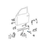 OEM Hyundai Accent Grommet-Screw Diagram - 14911-06000