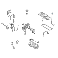 OEM 2007 Hyundai Accent Oil Level Gauge Rod Assembly Diagram - 26611-26000