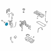 OEM 2011 Kia Rio PULLEY-DAMPER Diagram - 2312426030